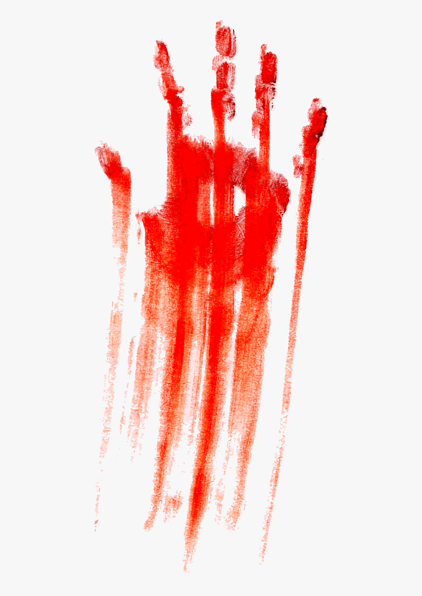 Bloody Hand Png, Transparent Png