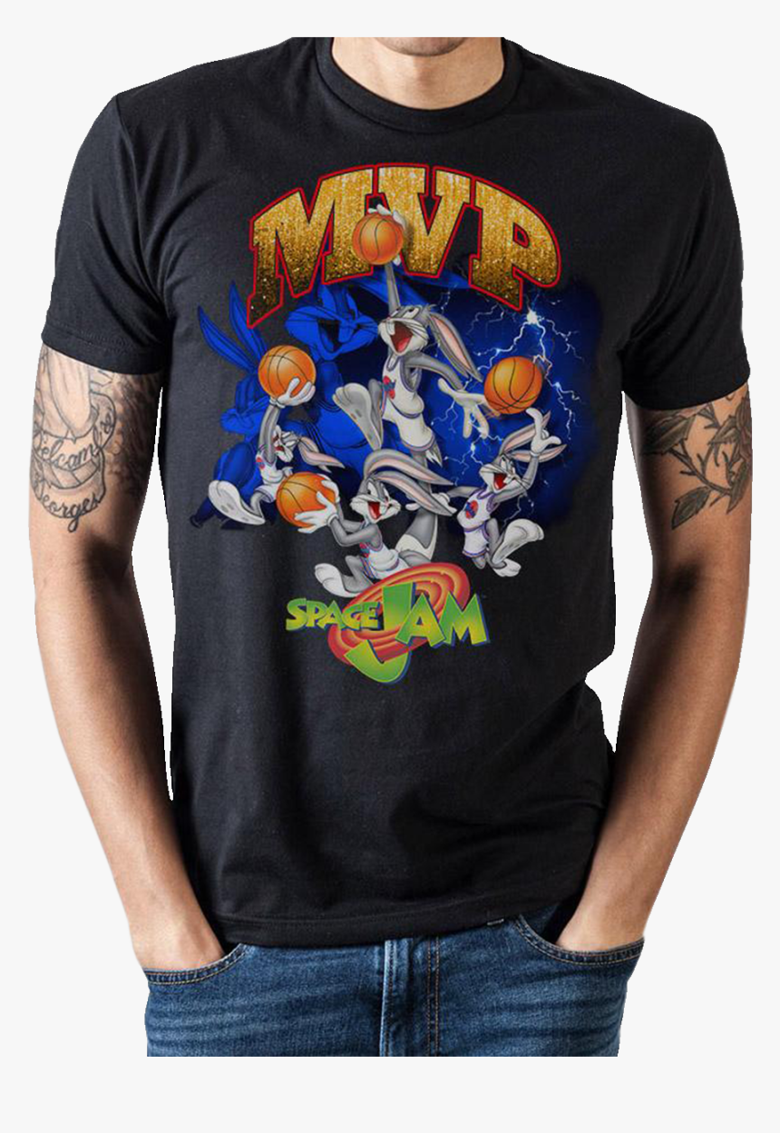 Mvp Bugs Bunny Space Jam T-shirt, HD Png Download