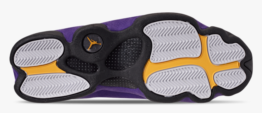 Air Jordan 13 Lakers 414571 105 2019 Hall Of Sneakz, HD Png Download