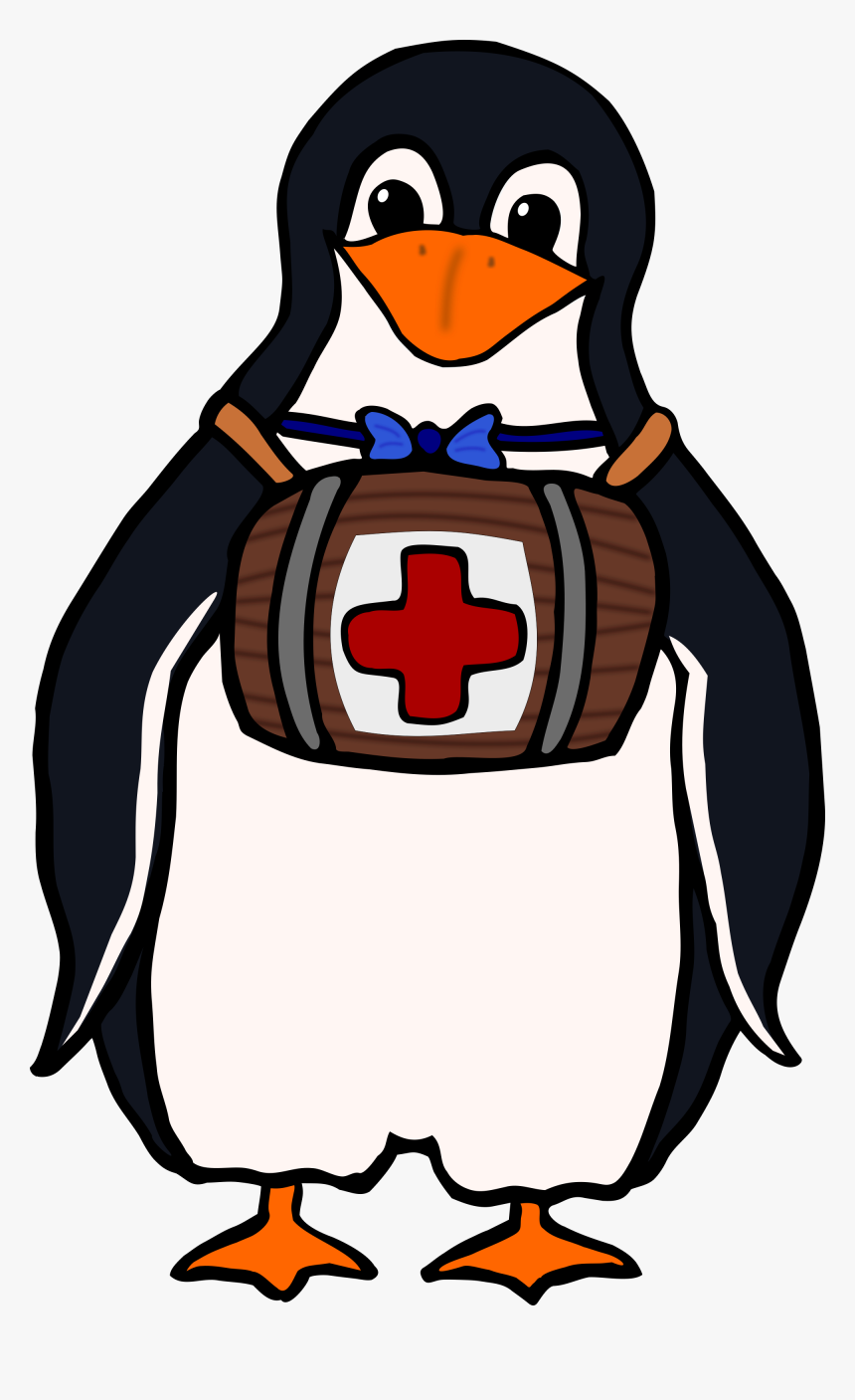 Free Penguin Red Cross Clipart Clipart And Vector Image, HD Png Download