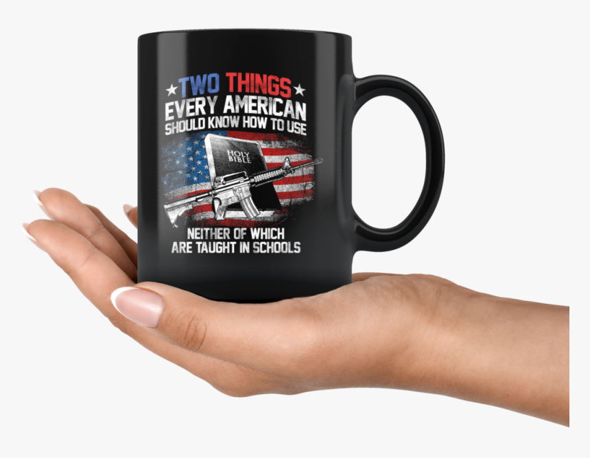 Two Things Holy Bible Ar15 America Mug, HD Png Download