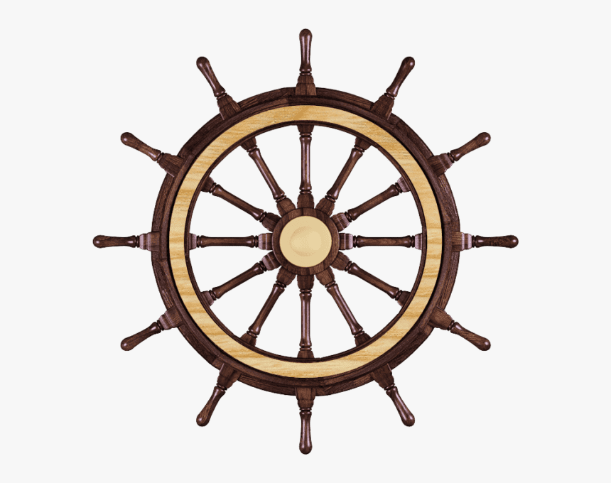 Ship Steering Wheel Png, Transparent Png