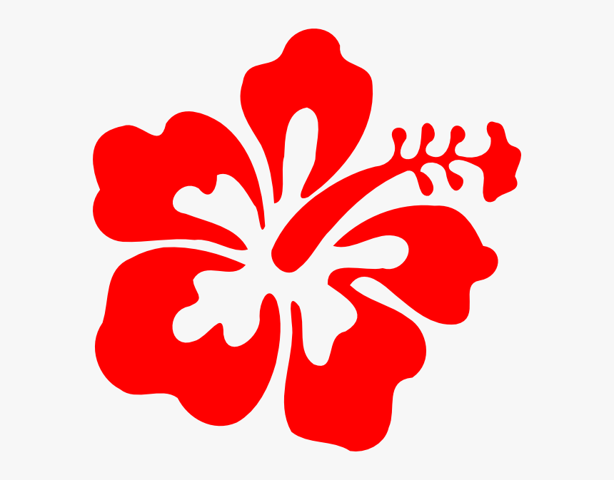 Hawaii Clipart Red Hibiscus, HD Png Download