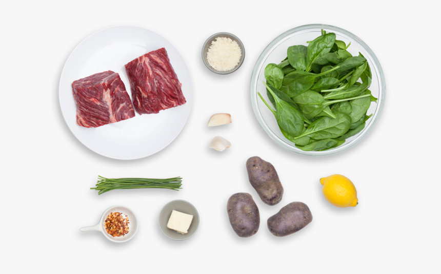 Pan-seared Steaks With Creamed, HD Png Download