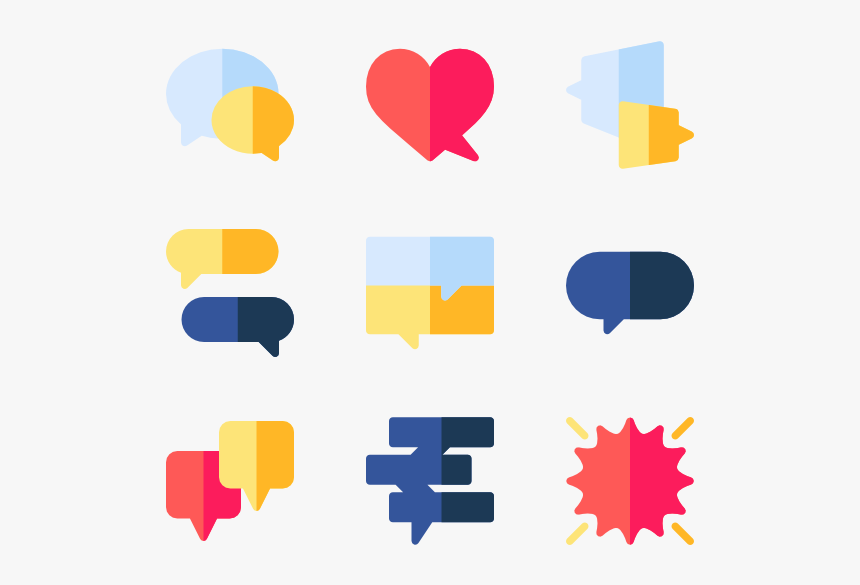 Speech Bubbles Png, Transparent Png