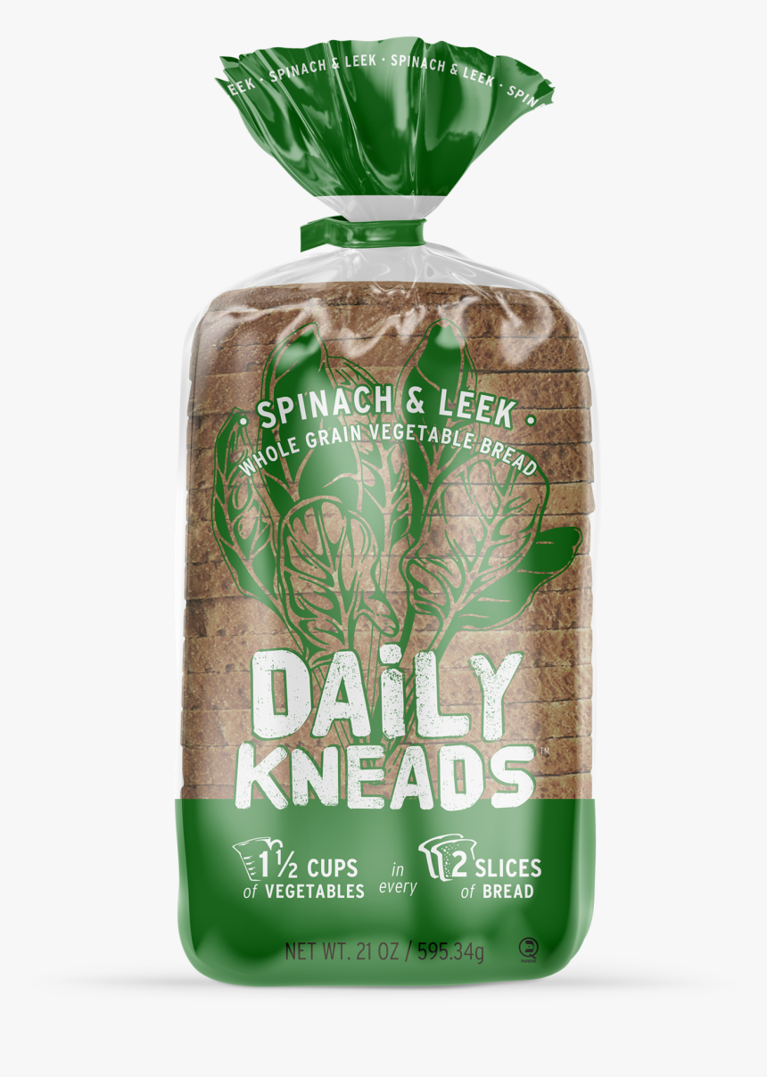 Spinach & Leek Sliced Veggie Bread Loaf 
 Class, HD Png Download