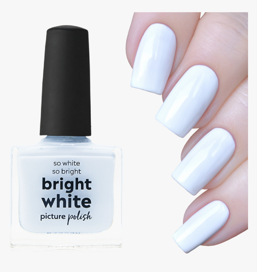 Nail Polish Bright White, HD Png Download