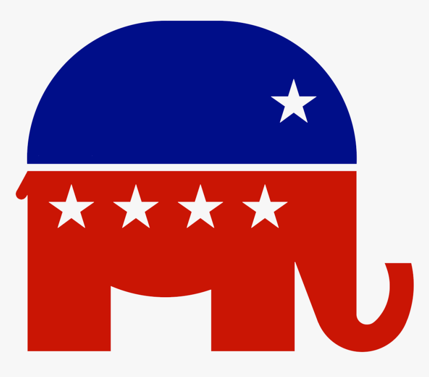 Republican Elephant Png, Transparent Png