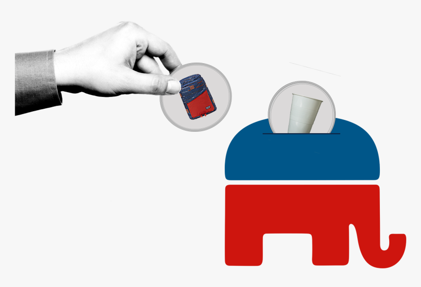 Republican Elephant Png, Transparent Png