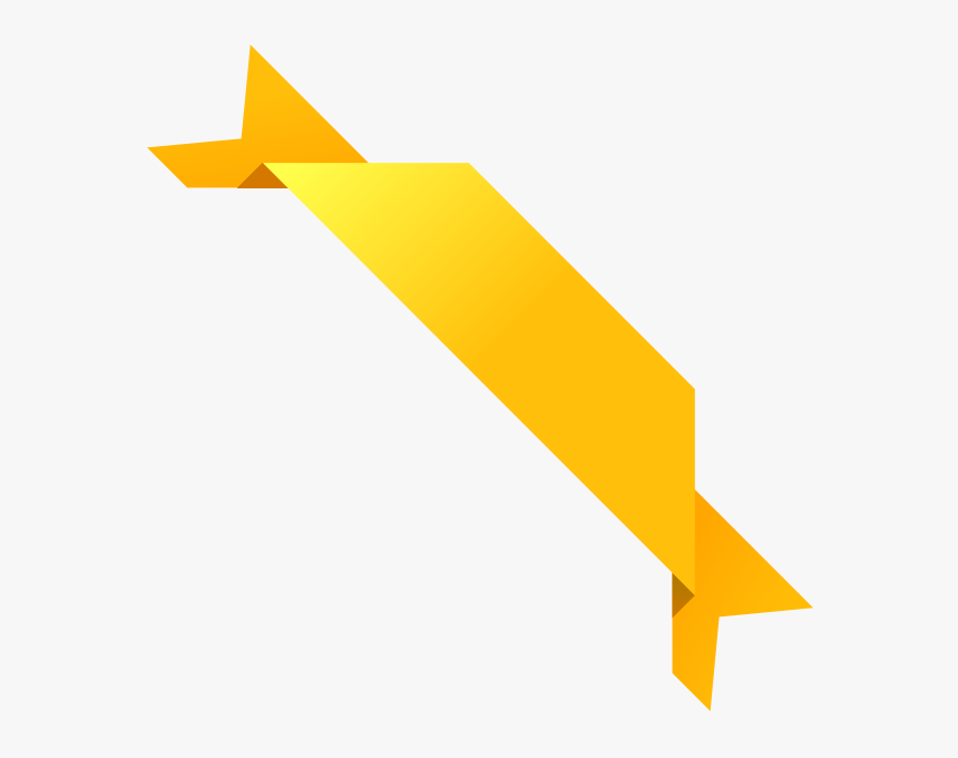 Yellow Ribbon Png, Transparent Png