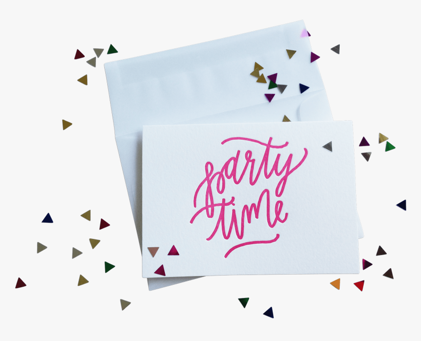 Confetti Party Time, HD Png Download