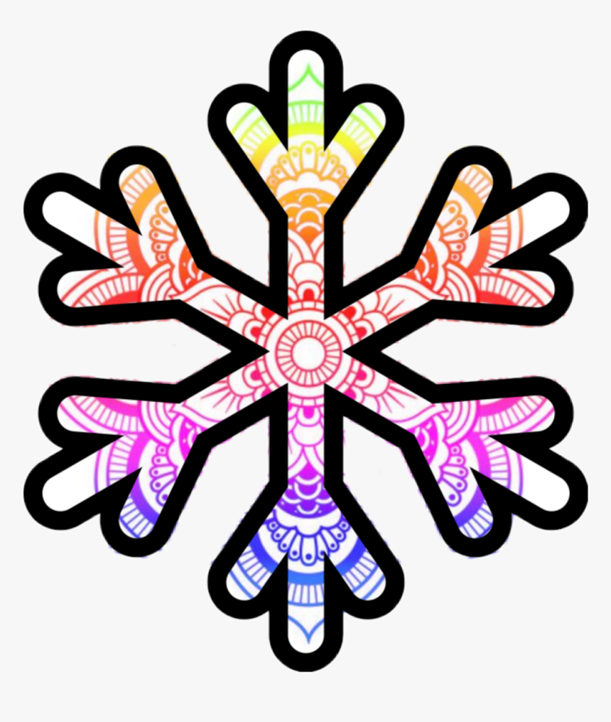 Coloring Pages Snowflake Clipart , Png Download, Transparent Png