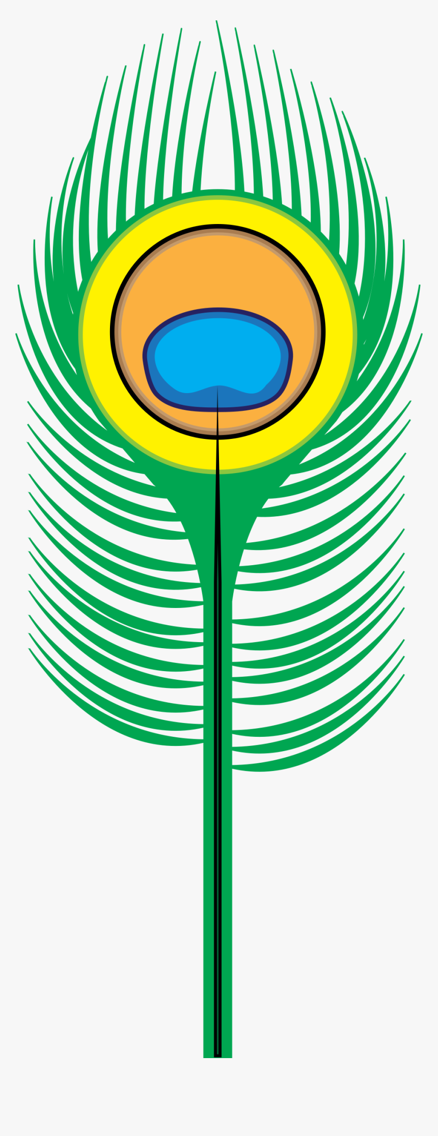 Peacock Feather Feather Bird Free Picture, HD Png Download