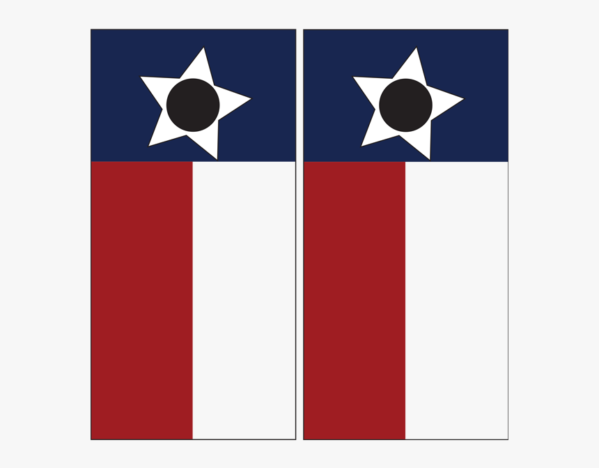 Texas Flag Cornhole Board Wrap Set, HD Png Download