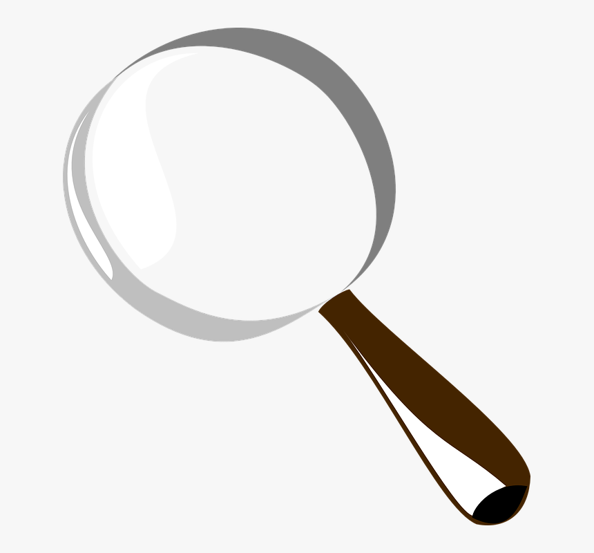 Zoom, Magnifying Glass, Loupe, Lense, Handle, Wood, HD Png Download