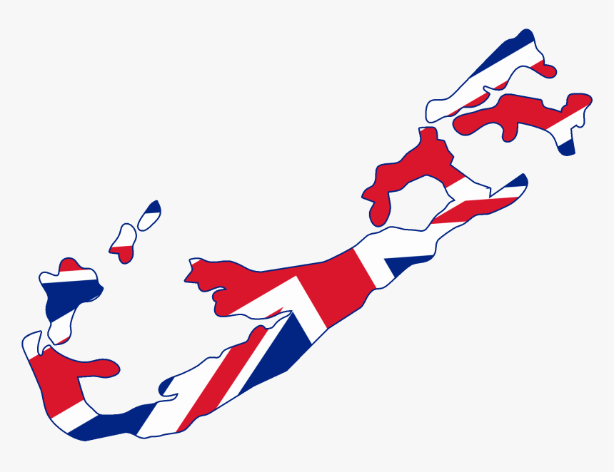 Flag Map Of Bermuda, HD Png Download