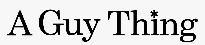A Guy Thing Logo Png Transparent, Png Download