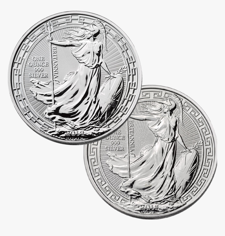 2018 & 2019 Uk Britannia Oriental Border 1oz Silver, HD Png Download