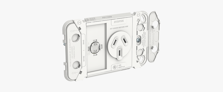 Pdl Iconic Pdl394g Single Switched Socket Grid, HD Png Download