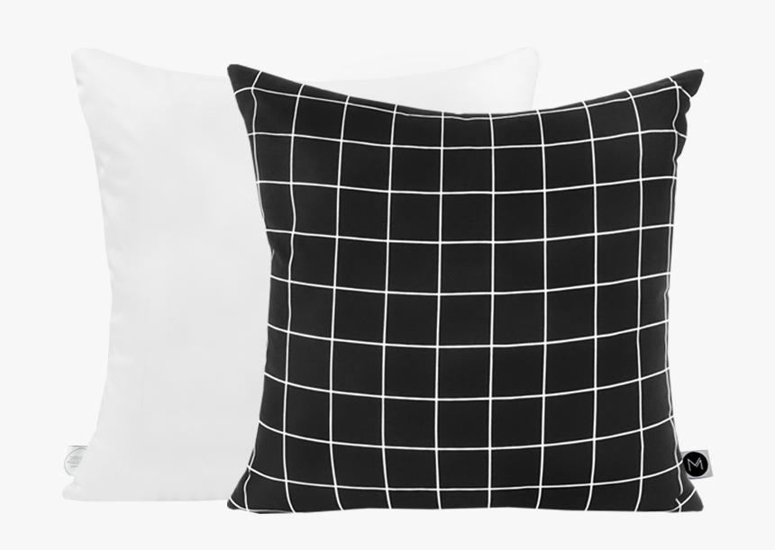 White Grid Black Cushion 

 
 Data Rimg Lazy 
 Data, HD Png Download