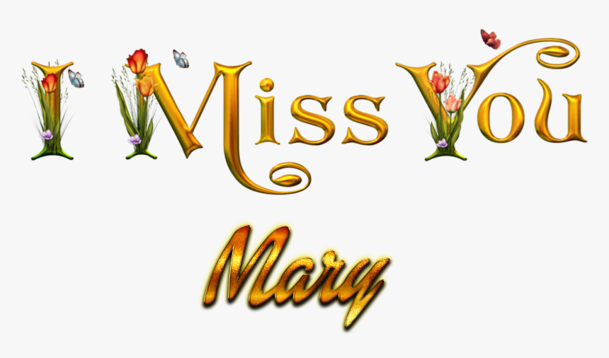 Lily Miss You Name Png, Transparent Png