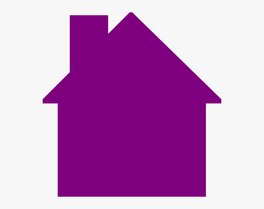 House Logo Purple Clip, HD Png Download