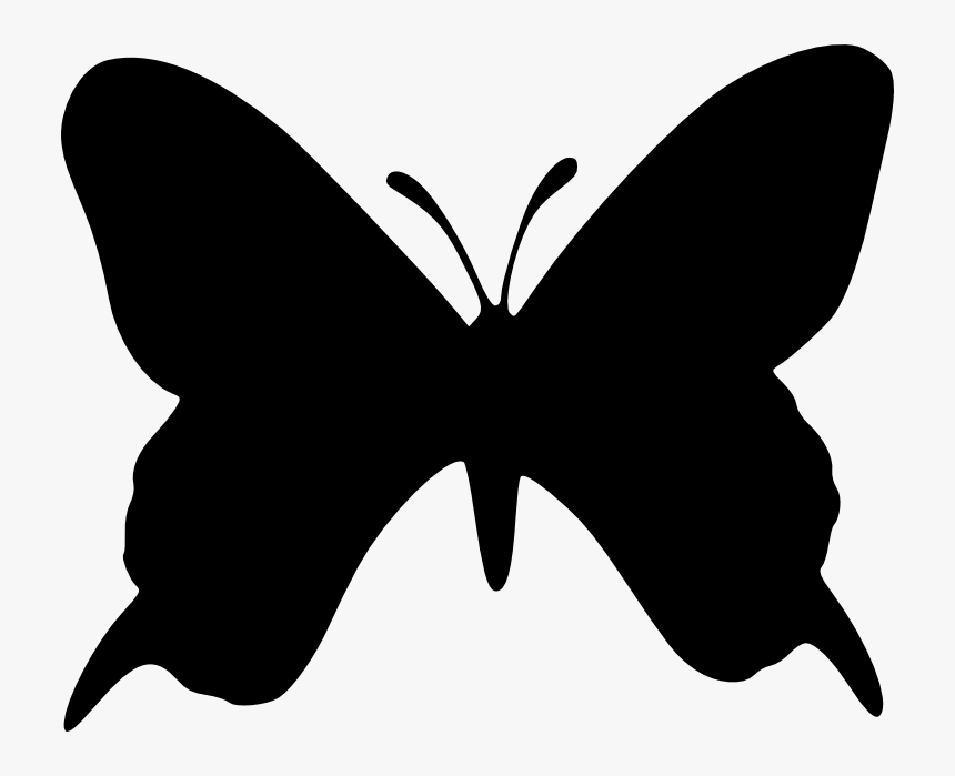 Butterfly Silhouette Png, Transparent Png