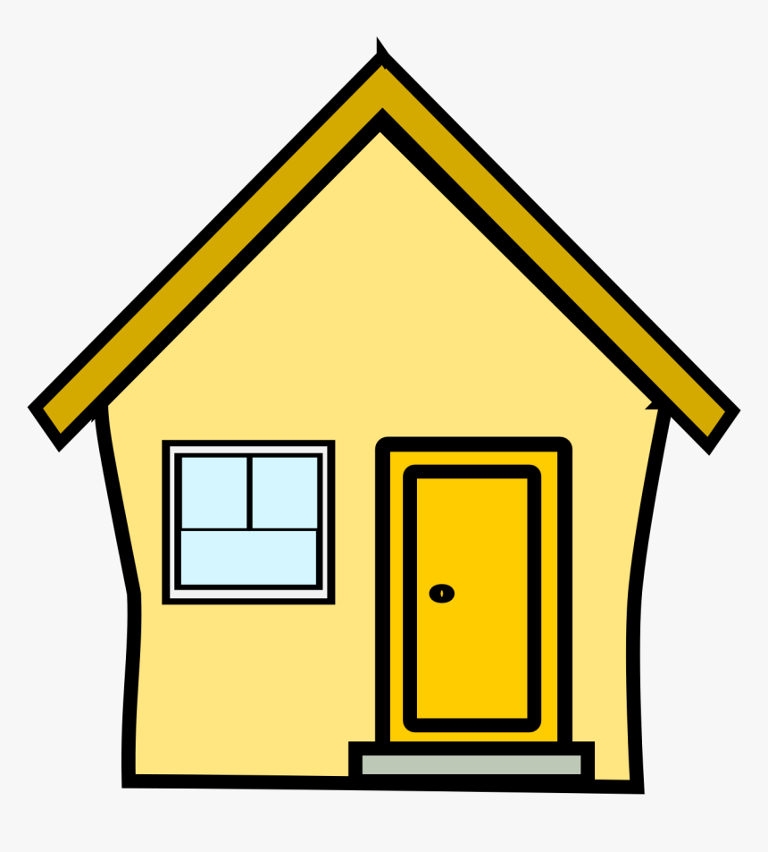 Gelbes Haus Clip Arts, HD Png Download