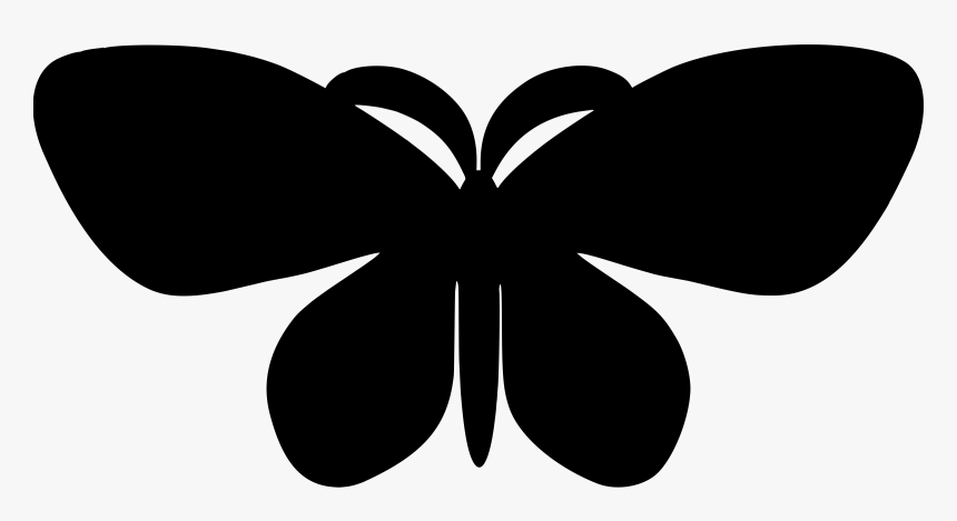 Butterfly Silhouette Clip Arts, HD Png Download