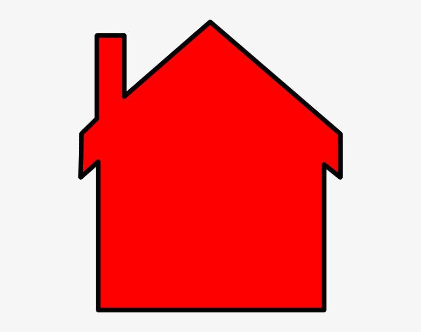 Red House Clip Art At Clker, HD Png Download