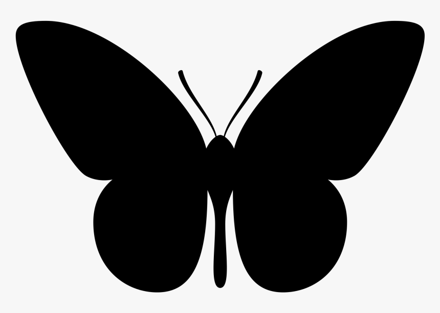 Butterfly Silhouette Png, Transparent Png