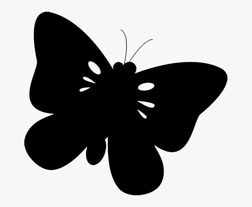 Butterfly Silhouette Png, Transparent Png