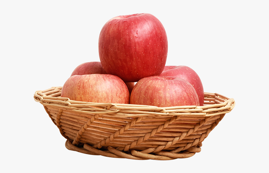 Basket Of Apples Png, Transparent Png