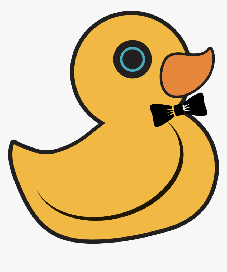 Duck With Bow Tie, HD Png Download