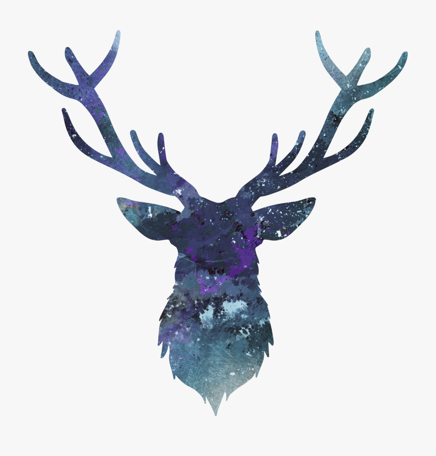 #deer #antler #head #horn #hipster #ftestickers, HD Png Download