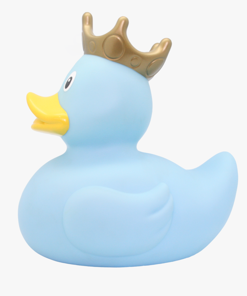 Xxl Blue Rubber Duck With Crown, 25 Cm By Lilalu, HD Png Download