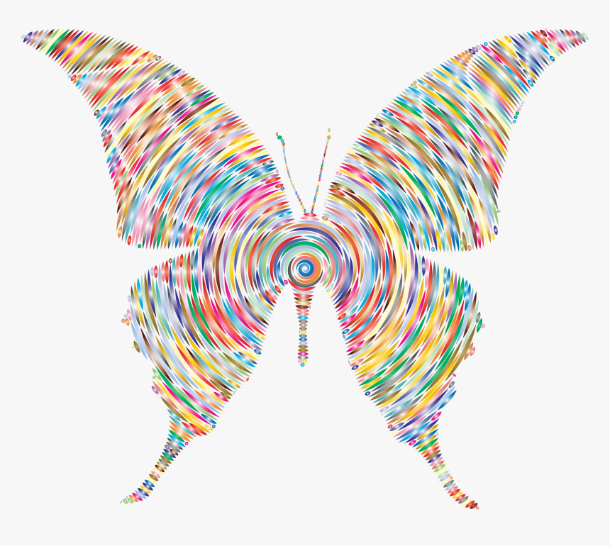 Transparent Butterfly Silhouette Png, Png Download