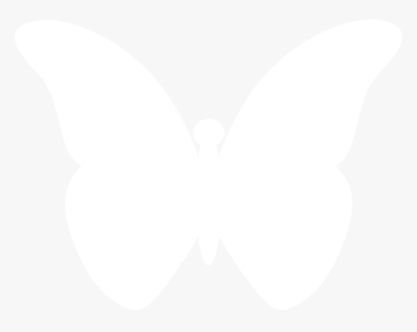 Flying Butterfly Silhouette By Paperlightbox, HD Png Download