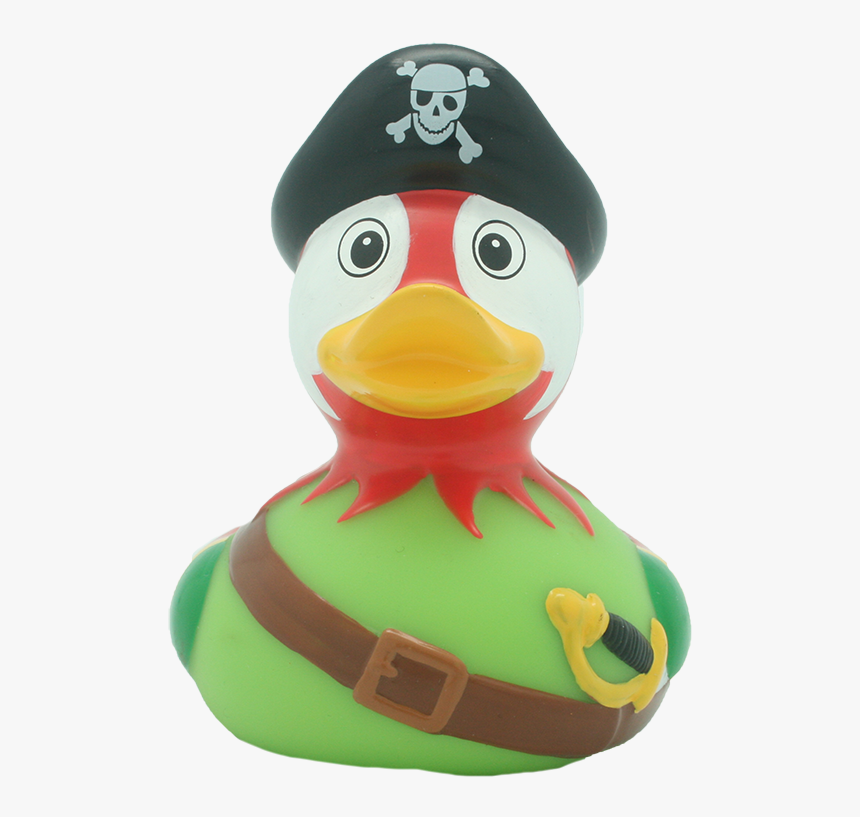 Pirate Parrot Rubber Duck By Lilalu, HD Png Download