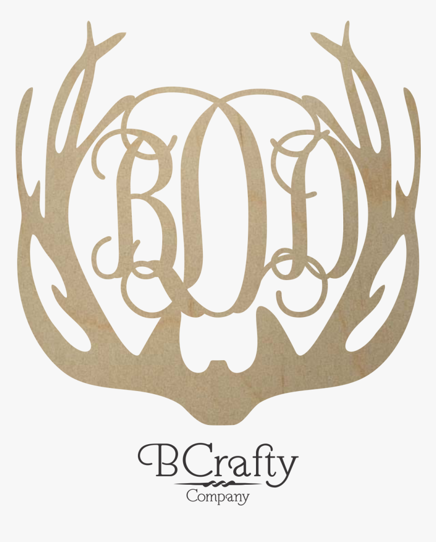 Unfinished Antler Monogram, HD Png Download , Transparent Png Image