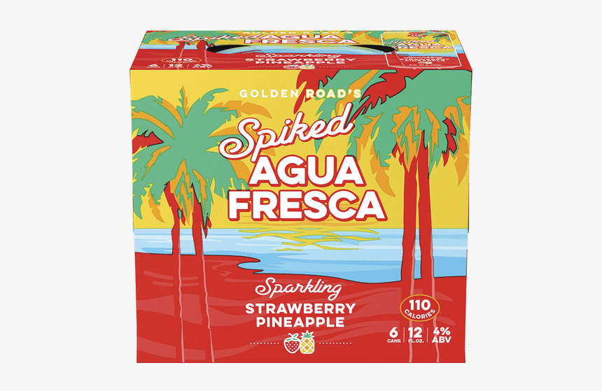 Golden Road Spiked Agua Fresca Strawberry Pineapple, HD Png Download