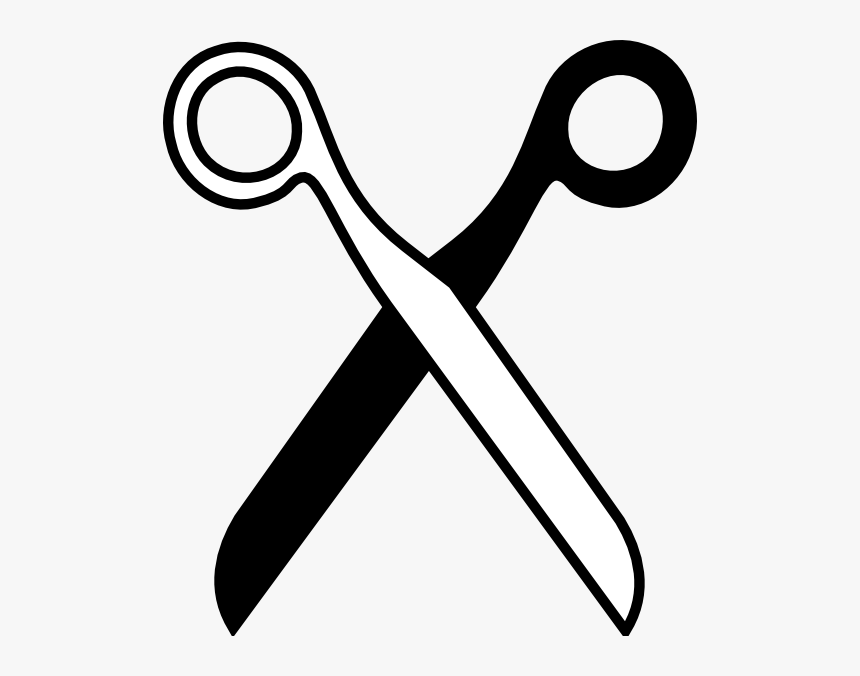Scissor Png Black And White, Transparent Png