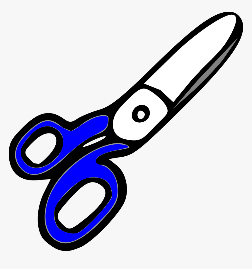 Scissors With Blue Handles Clip Arts, HD Png Download