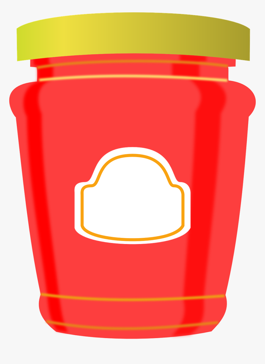 Jar, Jam, Jelly, Plain, Food, Breakfast, French, Glass, HD Png Download