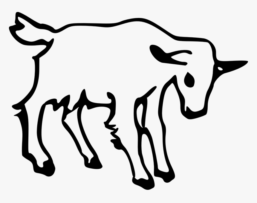 Goat, Animal, Sick, Sad, Young, HD Png Download