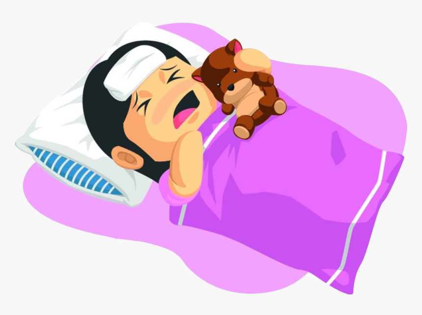 Illustration Sick Child Transprent, HD Png Download