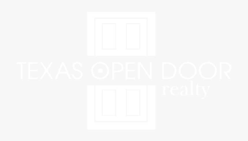 White Texas Open Door Logo, HD Png Download