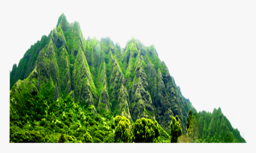 #mountain #mountains #hill #hills #green #greentrees, HD Png Download