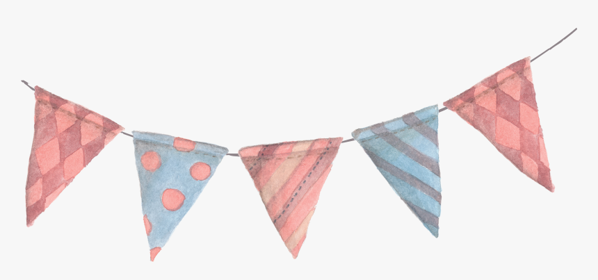 Bunting Pennon Paper Flags Small Banner Clipart, HD Png Download