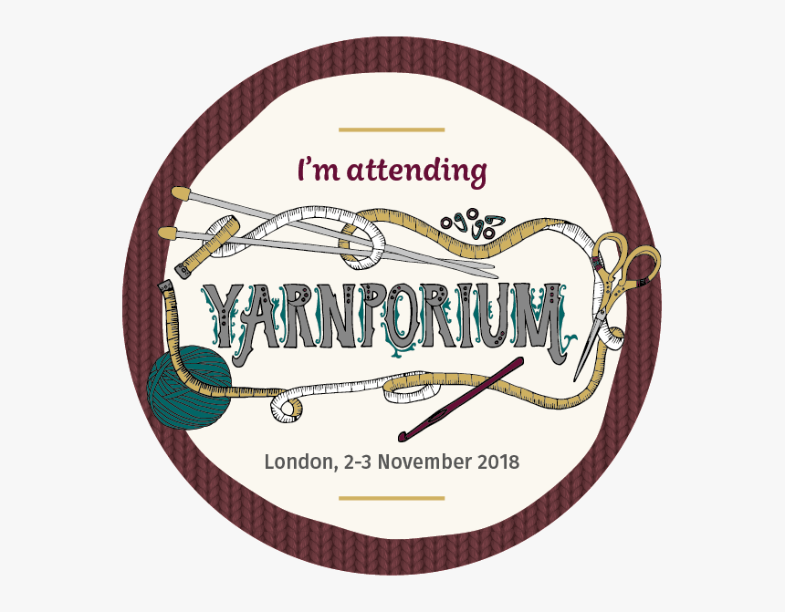 Yarnporium 2018 Badges Aw Attending, HD Png Download
